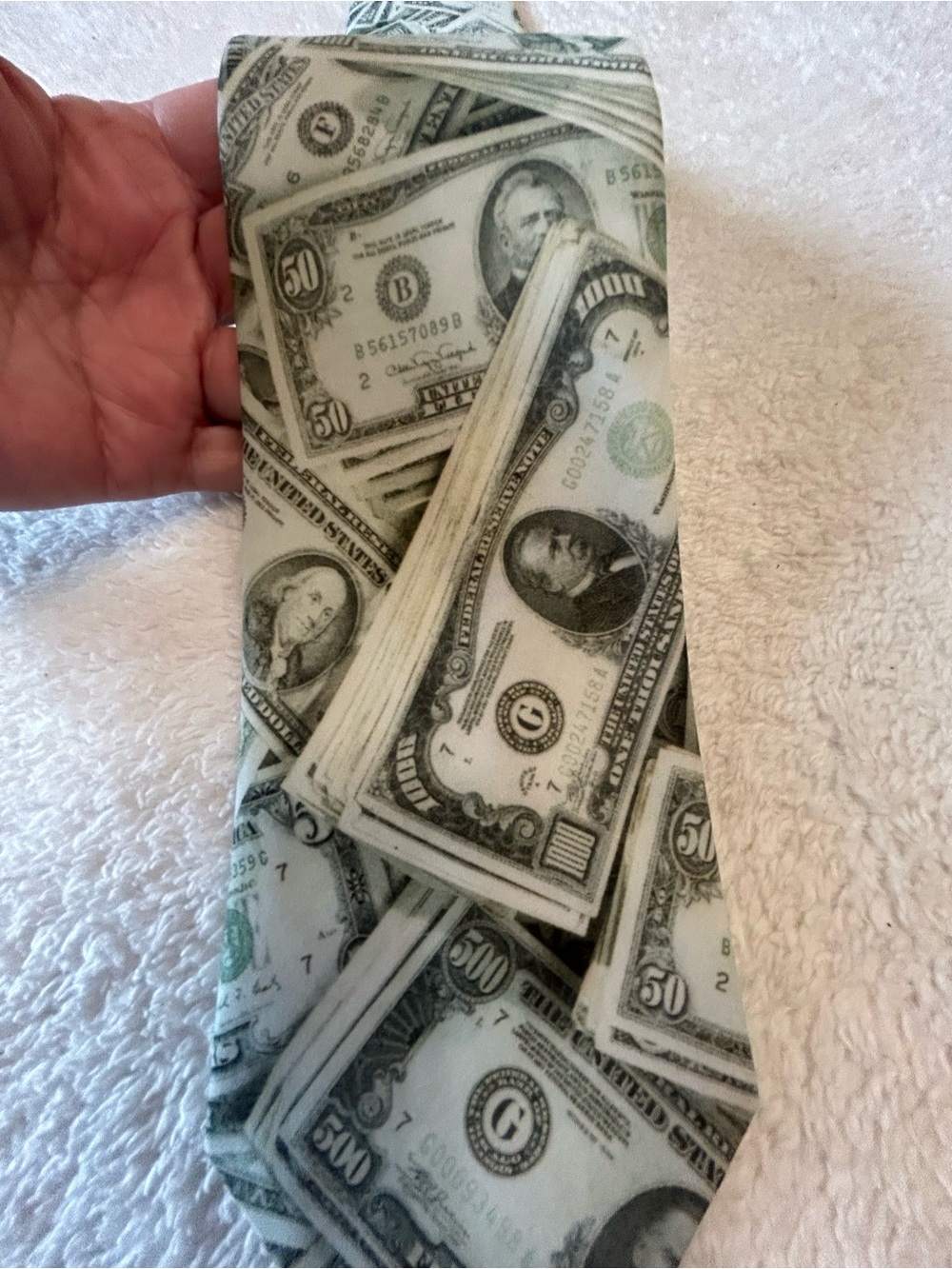 🎁3 for $30 - Novelty Dollar Bills Necktie